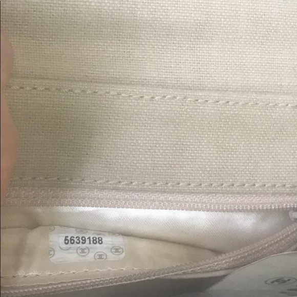 Chanel vintage quilted beige linen top handle kelly flap - Picture 9 of 11